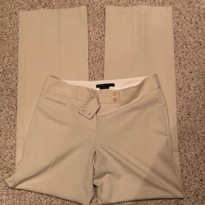 BCBGMAXAZRIA Cream Color Slacks